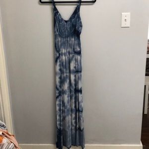 Lucky brand blue boho dress
